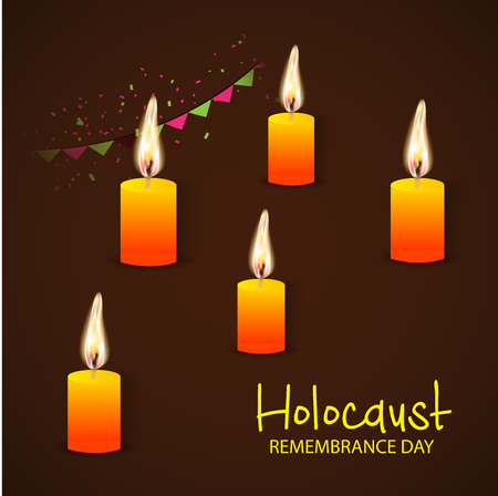Holocaust Remembrance Day.のイラスト素材