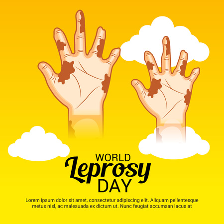 World Leprosy Day.のイラスト素材