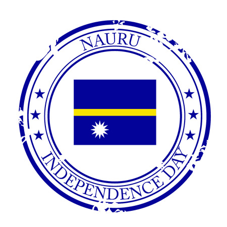 Nauru Independence Day.のイラスト素材