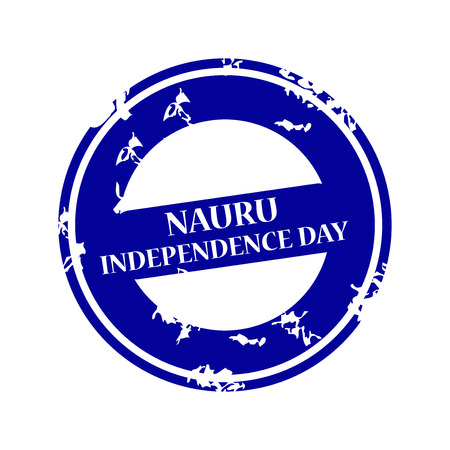 Nauru Independence Day.のイラスト素材
