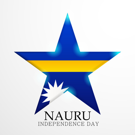 Nauru Independence Day.のイラスト素材