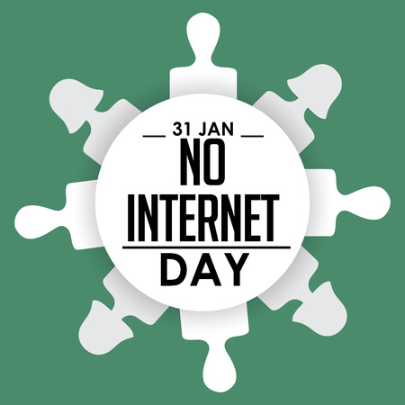 No Internet Day.のイラスト素材