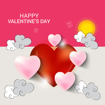 Happy Valentines Day.のイラスト素材