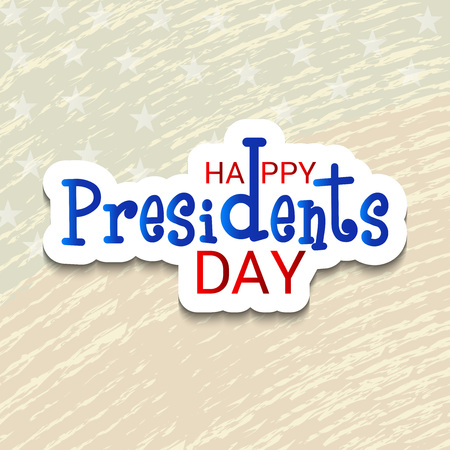 Happy Presidents Day.のイラスト素材
