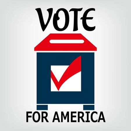 Happy Presidents Day vote for america.のイラスト素材