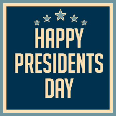 Happy Presidents Day.のイラスト素材