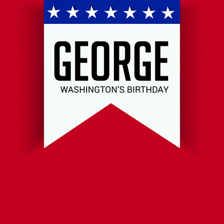 George Washington Birthday.のイラスト素材