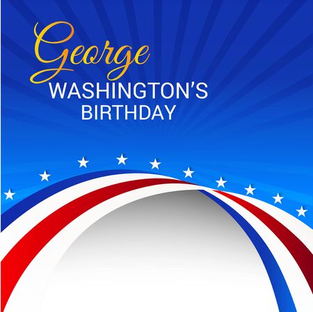 George Washington Birthday.のイラスト素材