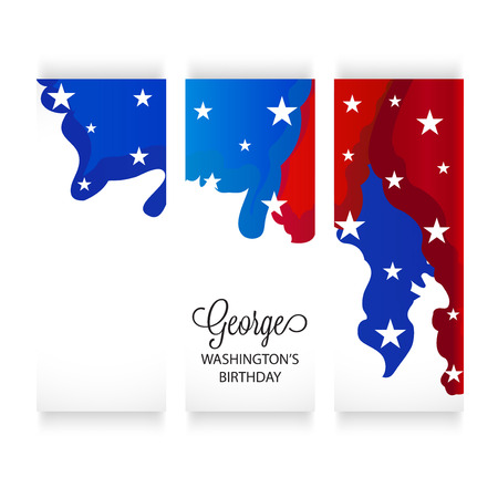 George Washington Birthday.のイラスト素材