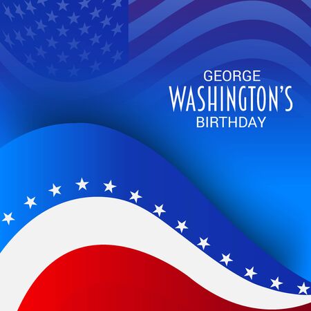 George Washington Birthday.のイラスト素材