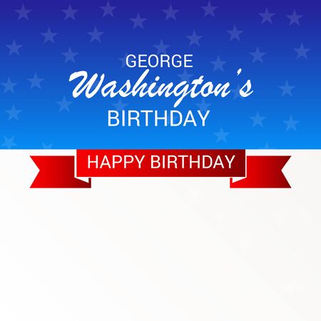 George Washington Birthday.のイラスト素材