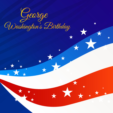 George Washington Birthday.のイラスト素材