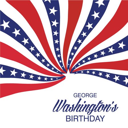 George Washington Birthday.のイラスト素材