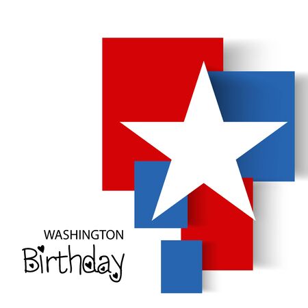 George Washington Birthday design templateのイラスト素材