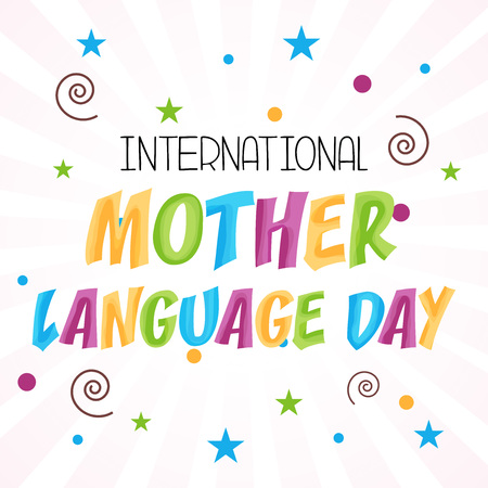 International Mother Language Day. Vector illustration.のイラスト素材