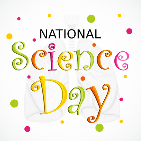 National Science Day.のイラスト素材