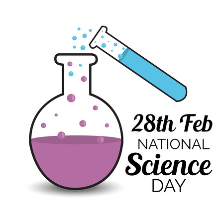 National Science Day.のイラスト素材