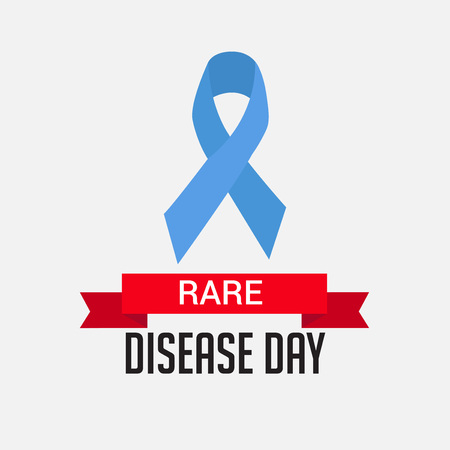 Rare Disease Day template banner design.のイラスト素材
