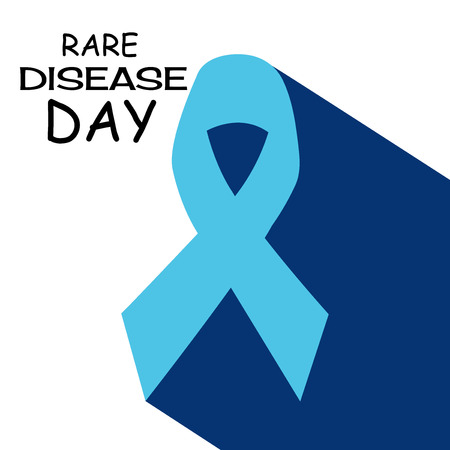 Rare Disease Day template banner design.のイラスト素材