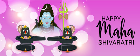 Happy Maha Shivratri.のイラスト素材