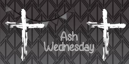 Ash Wednesday.のイラスト素材