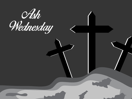 Ash Wednesday.のイラスト素材