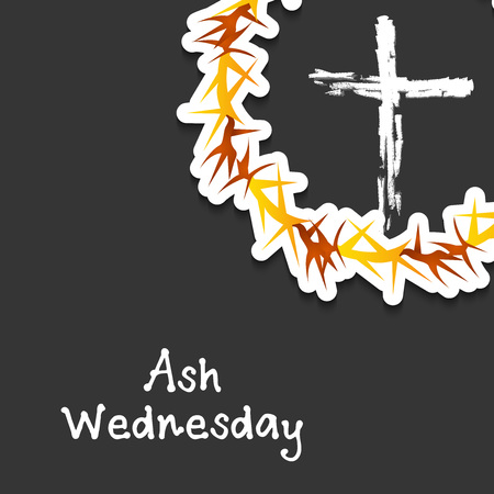 Ash Wednesday.のイラスト素材