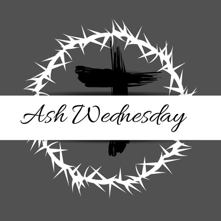 Ash Wednesday.のイラスト素材