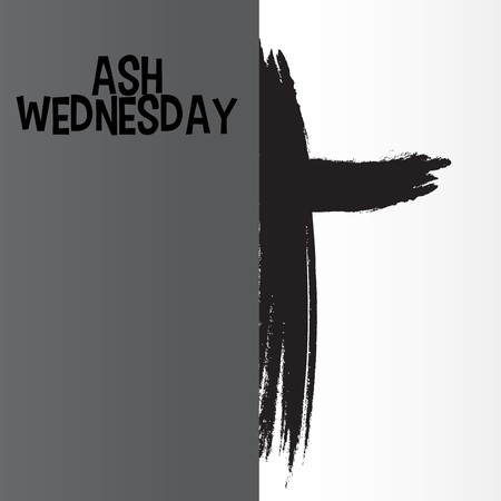 Ash Wednesday.のイラスト素材