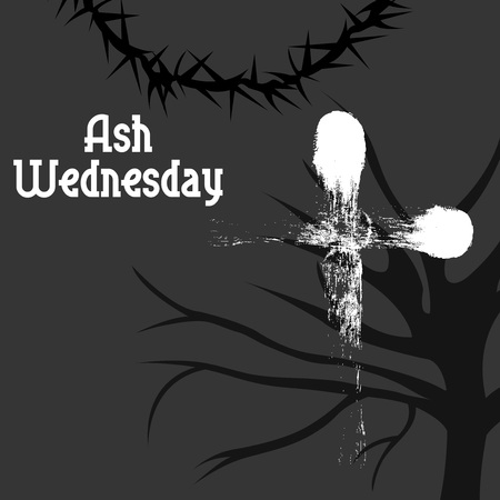 Ash Wednesday.のイラスト素材