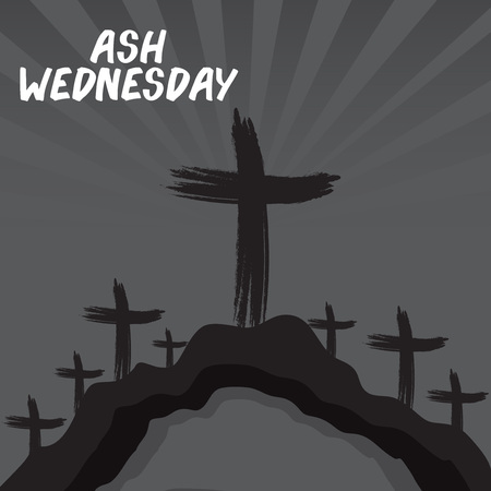 Ash Wednesday.のイラスト素材