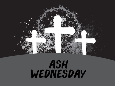 Ash Wednesday.のイラスト素材