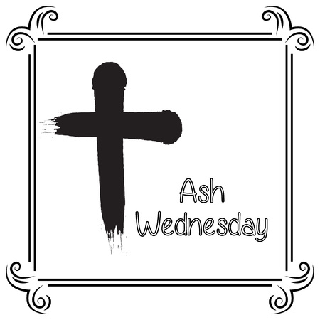 Ash Wednesday.のイラスト素材