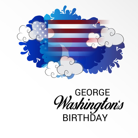 George Washington Birthday.のイラスト素材