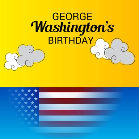 George Washington Birthday.のイラスト素材