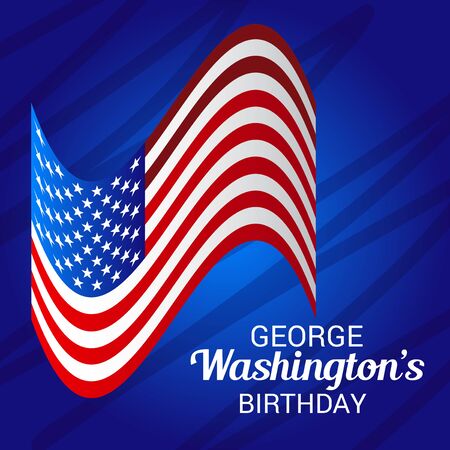 George Washington Birthday.のイラスト素材