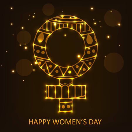 Happy Women's Day.のイラスト素材