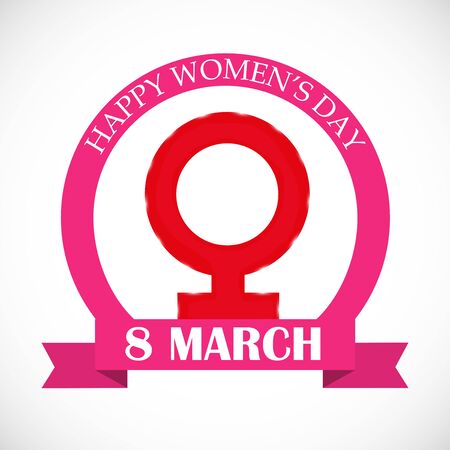 Happy Women's Day.のイラスト素材
