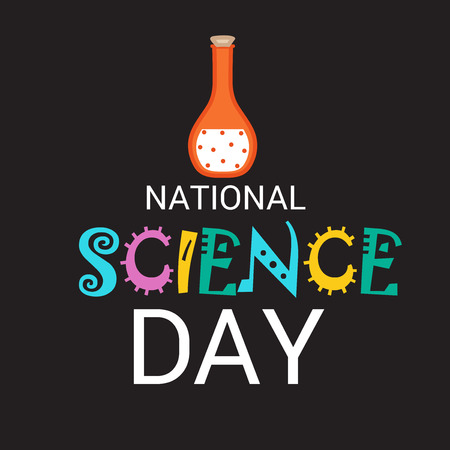 National Science Day.のイラスト素材