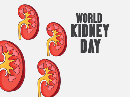 World Kidney Day.のイラスト素材