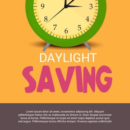 Daylight Savingのイラスト素材