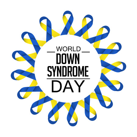 World Down Syndrome Day creative concept designのイラスト素材
