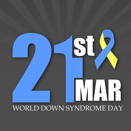World Down Syndrome Day creative concept designのイラスト素材