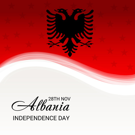 Albania Independence Day.のイラスト素材