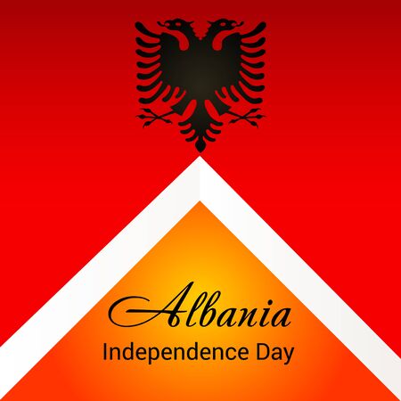 Albania Independence Day.のイラスト素材