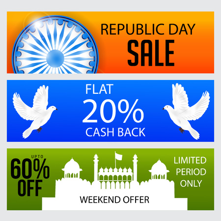 Happy Republic Day.のイラスト素材