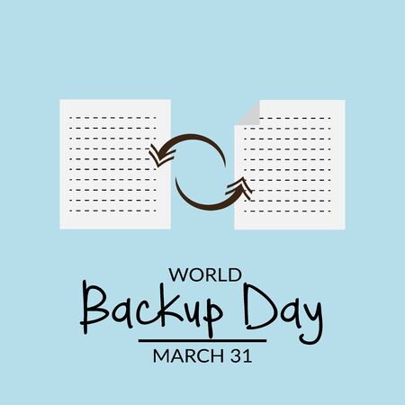 World Backup Day.のイラスト素材
