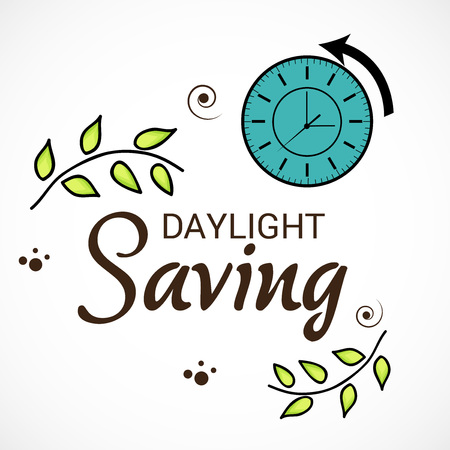 Daylight Saving Time.のイラスト素材
