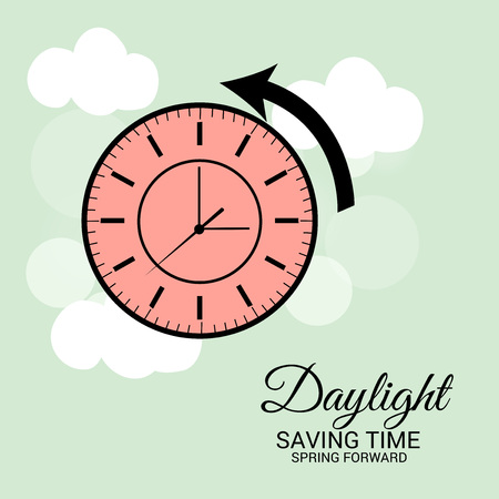 Daylight Saving Time.のイラスト素材