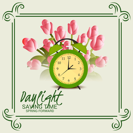 Daylight Saving Time.のイラスト素材
